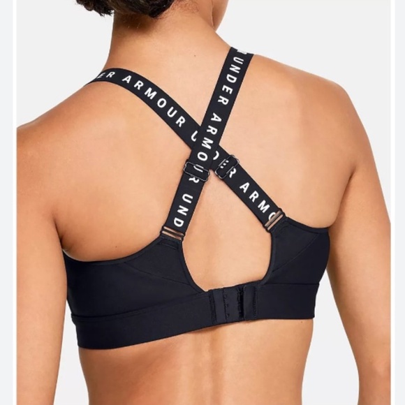 Under Armour Infinity High Impact Racerback Sports Bra Black Size Small - Picture 2 of 8